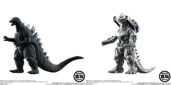 ↑ 左から「ゴジラ2004」「3式機龍(メカゴジラ)」