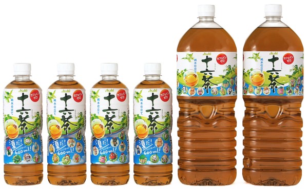 ↑ アサヒ 十六茶 ご当地キャラクターラベル