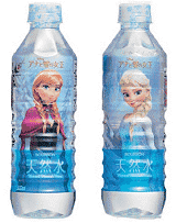 天然水PET500ml(アナと雪の女王)