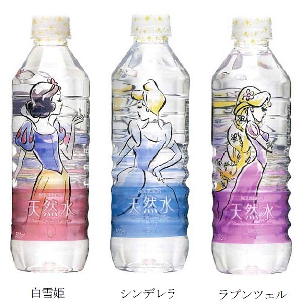 ↑ 天然水PET500ml(ディズニープリセンス)