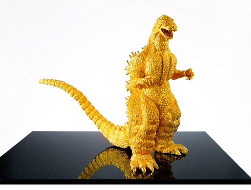 ↑ 純金 GODZILLA(ゴジラ)