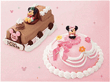 ‘ミッキー’ ＆ ‘ミニー’ アイスクリームケーキ