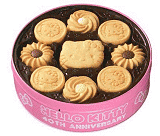ハローキティ40thバタークッキー缶