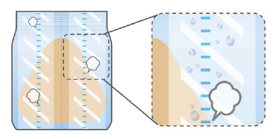 ↑ 今回のおこわなどに使用される新しいパッケージ