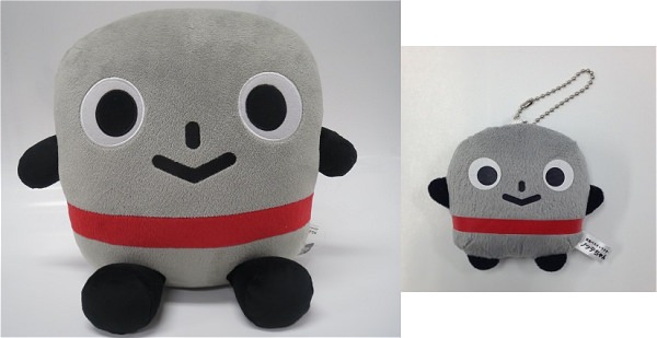 ↑ 「ノッテちゃんぬいぐるみ」と「ノッテちゃんぬいぐるみmini」