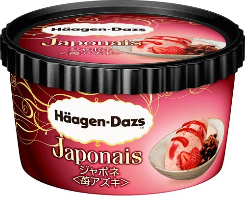 ↑ ハーゲンダッツ「ジャポネ <苺アズキ>」
