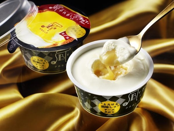 ↑ 今回発売される「PABLO とろける美味しさチーズタルト」