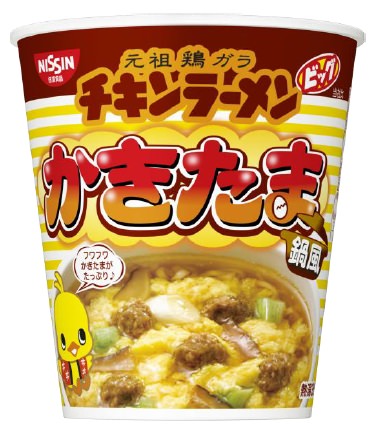 ↑ チキンラーメンビッグカップ かきたま鍋風