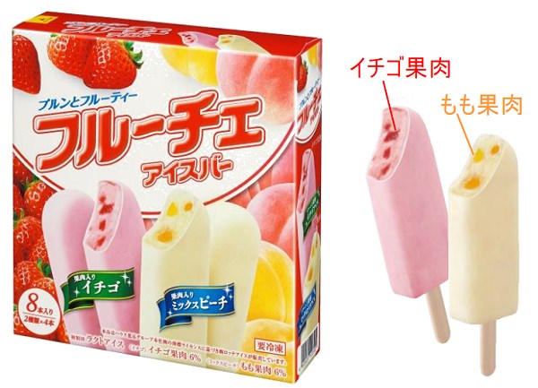 ↑ フルーチェアイスバー