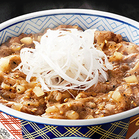 ねぎ塩牛カルビ丼