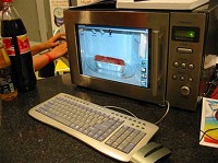 電子レンジ型パソコンイメージ