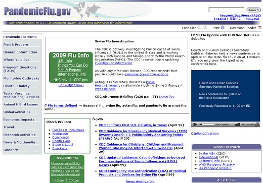 PandemicFlu.gov