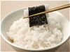 ご飯にのりイメージ