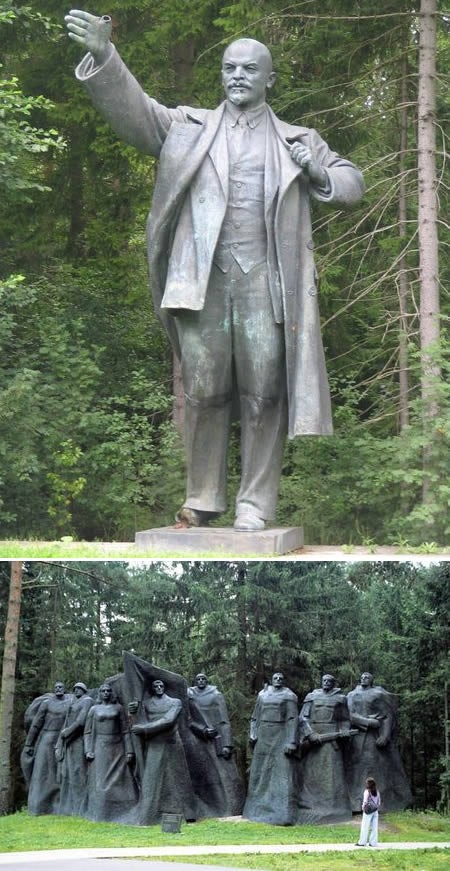 Grutas Park。別名スターリンパークこと強制収容所テーマパーク。