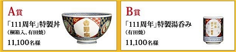 ↑ 賞品内容
