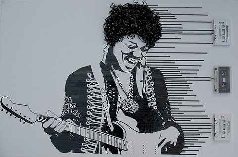 ↑ ジミ・ヘンドリックス氏