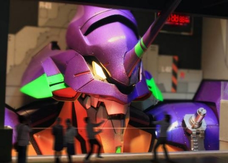 ↑ パビリオン「EVANGELION:WORLD-実物大初号機建造計画-」完成イメージ