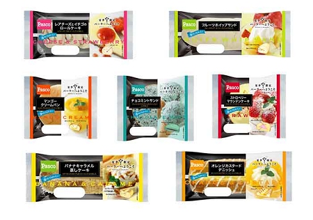 ↑ 「夏季限定 パーラーへようこそ」商品ラインナップ