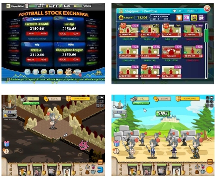 ↑ 『City of Football』(上)と『Treasure Abyss』(下)