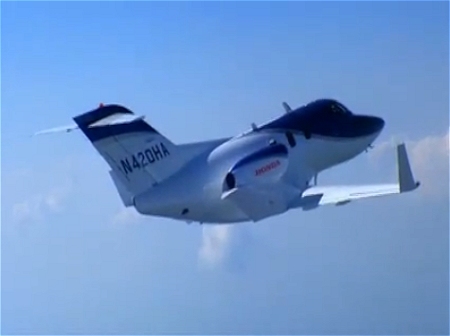 ↑ 「HondaJet」のプロモーション用・ホンダの公式動画。