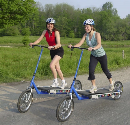 ↑ ルームランナー自転車。