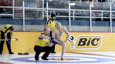↑ Insane Human Curling by BIC Flex 3。