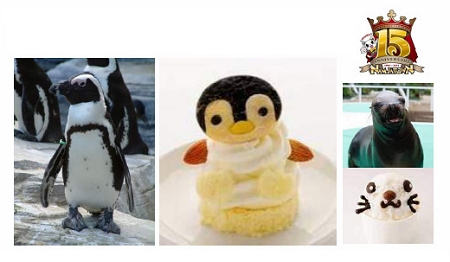 ↑ どうぶつデザートたち(一部)と実写との比較