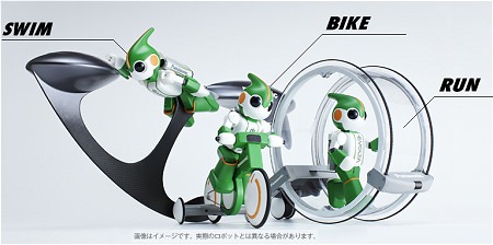 ↑ チャレンジするロボット3種類