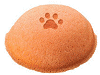 小犬のふわふわクリームケーキ