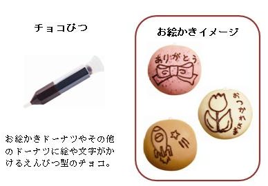 ↑ チョコぴつとお絵かきをしたイメージ
