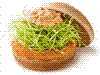 チキンバーガー オーロラソース仕立て