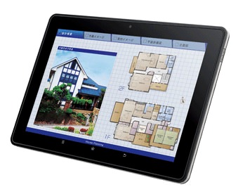 ↑ 今回の実証実験で使用されていると思われる企業向けタブレット端末RW-T110
