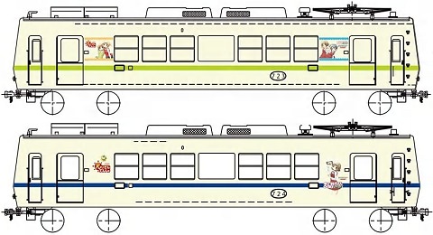 ↑ 723号(上)と724号(下)