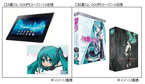 ↑ A賞とB賞
