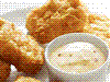 チキンマックナゲットとサワークリームオニオンソース