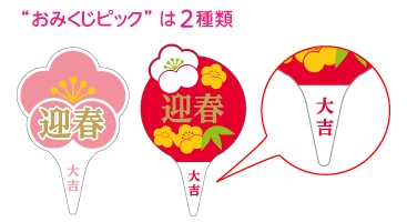 ↑ おみくじピック