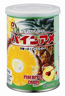 ↑ パインアメ缶