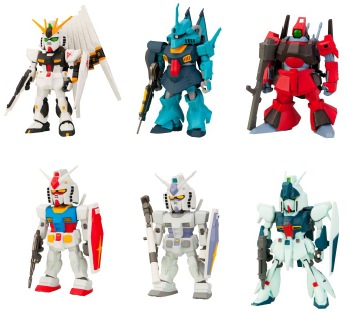 ↑ デフォルメメカニックコレクション(全6種)