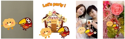 ↑ 「モンテール Let's Party」での撮影の様子