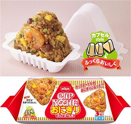 ↑ リニューアルした「カップヌードルおにぎり」