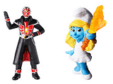 仮面ライダーとスマーフのハッピーセット
