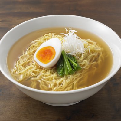 ↑ 和風だしで食べる 醤油ラーメン