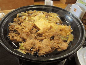 「牛すき鍋定食」