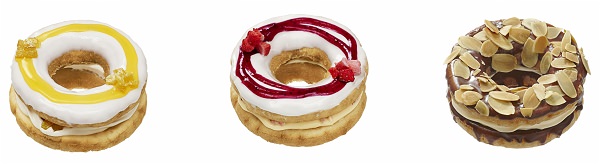 ↑ ミスターサマードーナツ。左からレモン、ベリー、チョコ